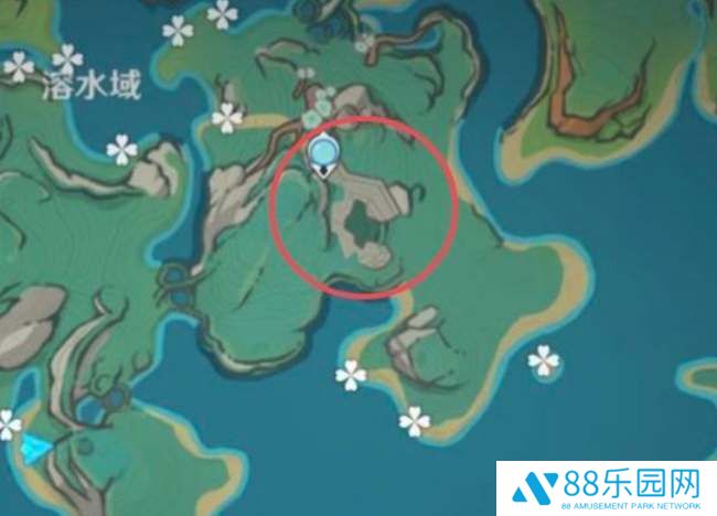 原神浪沫羽鳃高效采集路线图