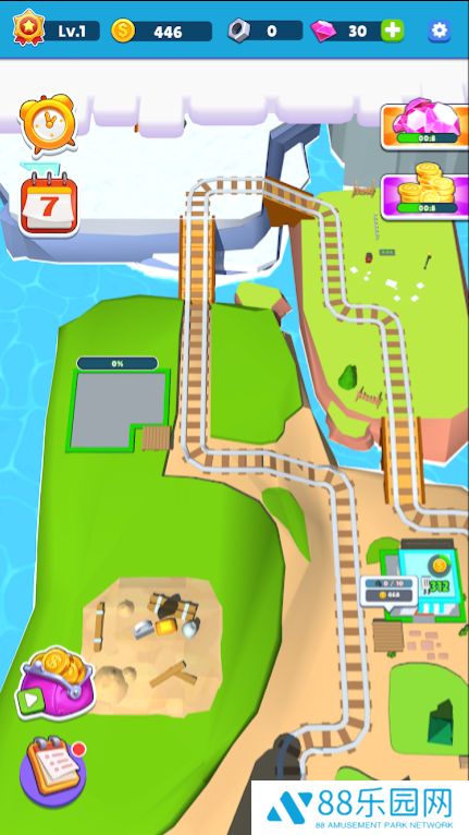 火车小镇游戏手机版(Train TownIdle Game)