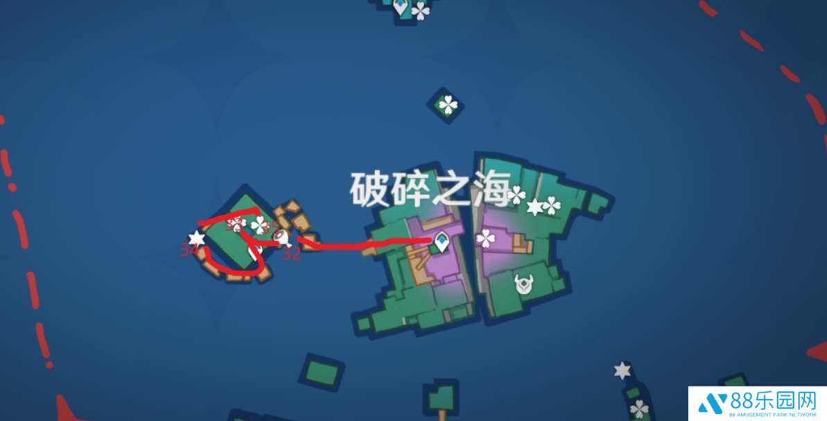 原神4.8破碎之海宝箱全收集攻略