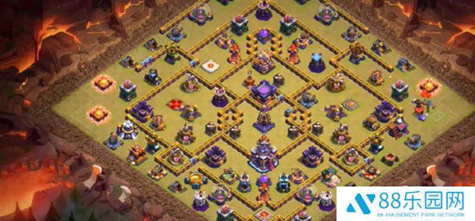 部落冲突15本阵型链接复制图一