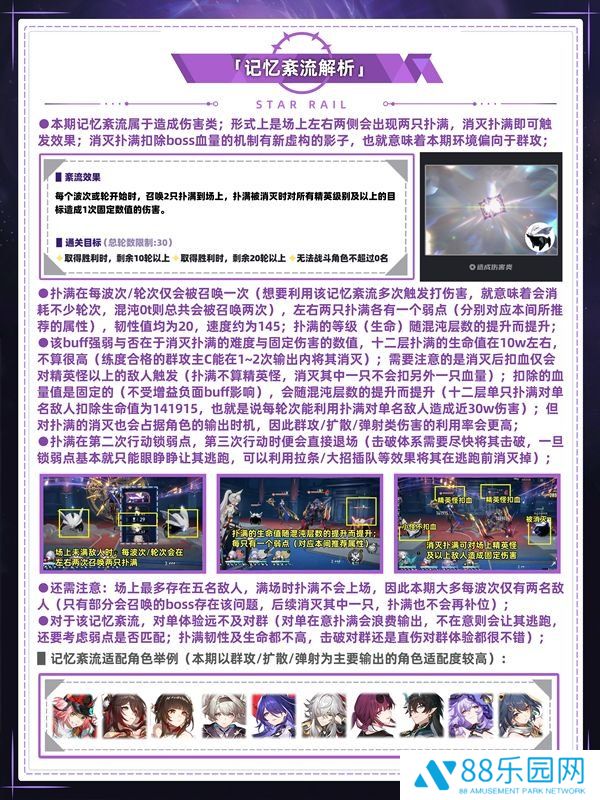 《崩坏星穹铁道》混沌回忆通关攻略混沌回忆通关一图流4