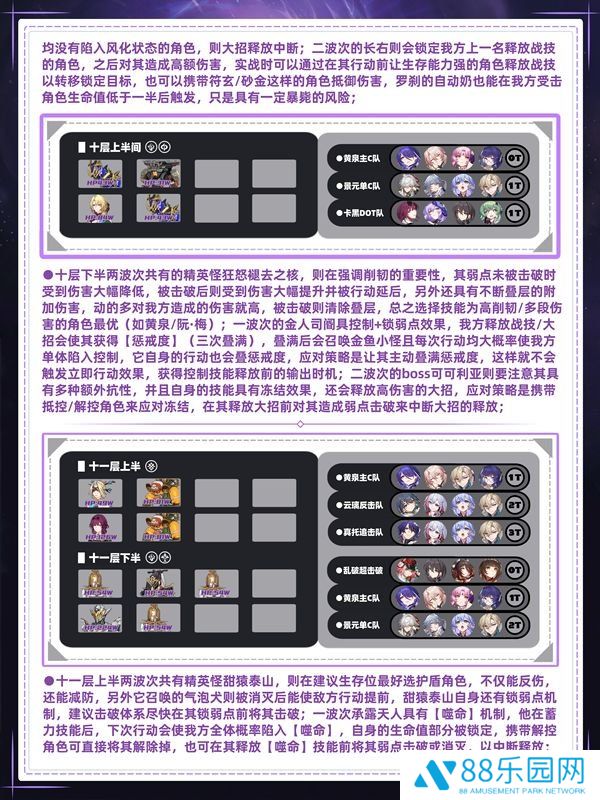 《崩坏星穹铁道》混沌回忆通关攻略混沌回忆通关一图流6