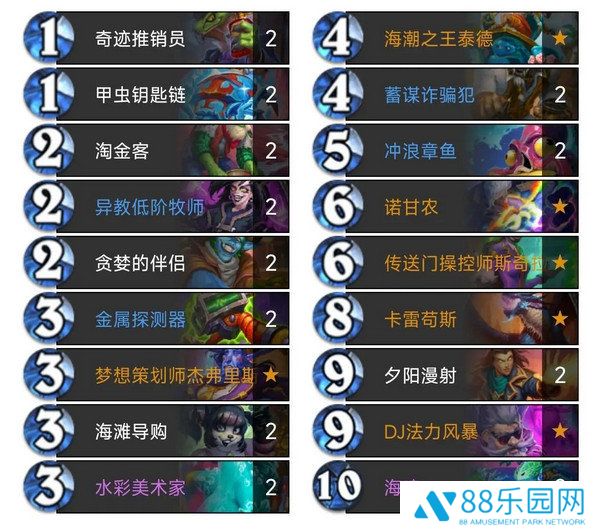 《炉石传说》新手**术卡组构筑方案3