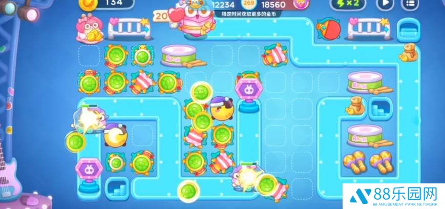 保卫萝卜4星途101获得更多金币通关攻略