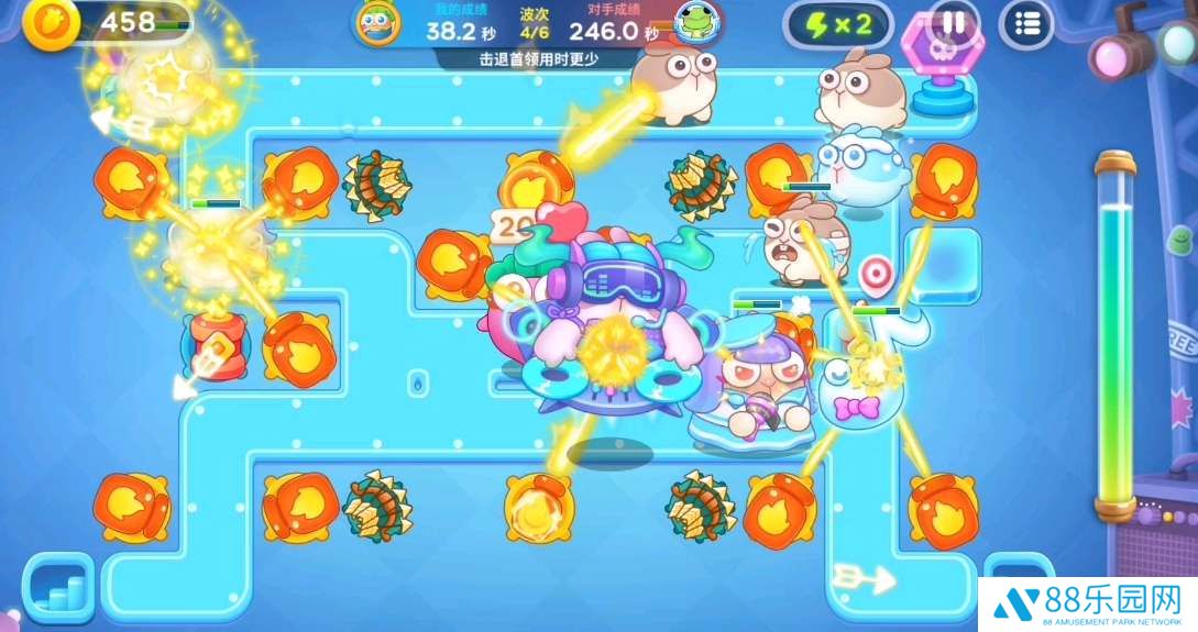 保卫萝卜4星途101击退首领关卡推荐道具