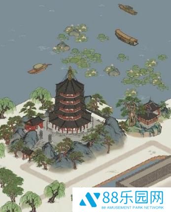 《江南百景图》雷峰塔脚下的寺庙在哪雷峰塔脚下的寺庙位置2