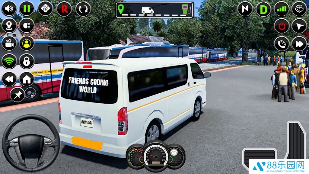 货车教练模拟器(Van Simulator Mini Coach Game)