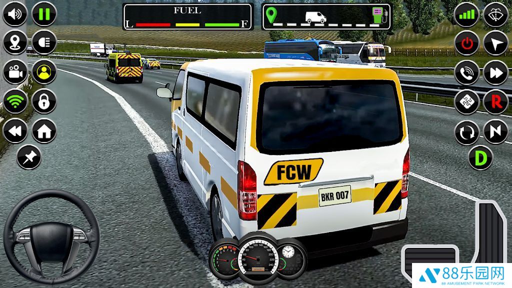货车教练模拟器(Van Simulator Mini Coach Game)