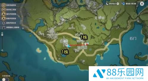 原神清心采集路线图2023  原神3.4清心采集点全位置一览