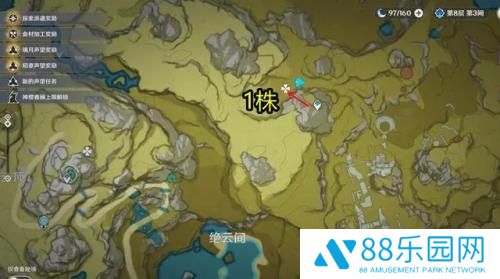 原神清心采集路线图2023  原神3.4清心采集点全位置一览