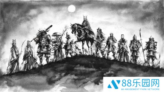 《刺客信条：影》水墨画风格海报 很神秘很威严