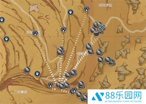 原神3.4沙脂蛹采集位置大全 沙脂蛹采集路线一览