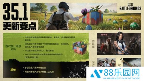《PUBG》35.1版本更新，新系统“竞争者”上线