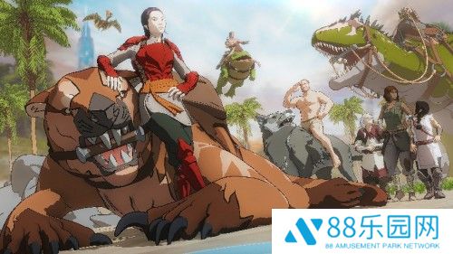 ARK0.5官宣？《方舟生存进化》愚人节整活制作“2D渲染版”