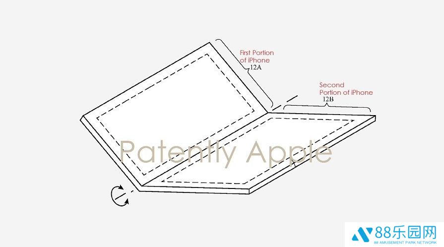 苹果折叠 iPhone / iPad 专利曝光：创新铰链设计，延长柔性屏寿命