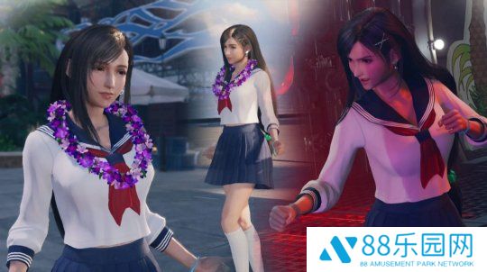 《最终幻想7：重生》新服装Mod 蒂法穿高中校服清纯