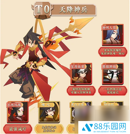 神仙道3角色排行    神仙道3角色排行一览