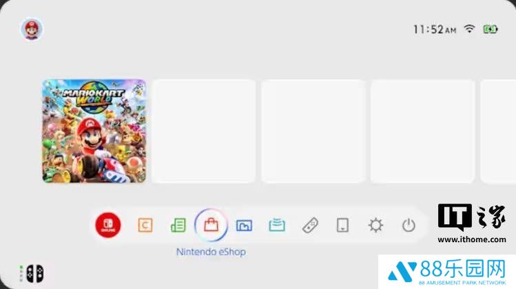 Switch 2主屏幕曝光，界面风格与前代相似，会加入自定义功能吗？