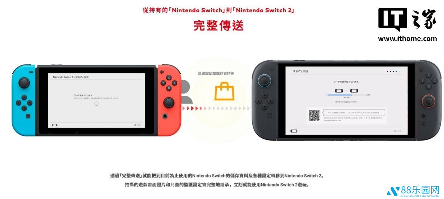 任天堂Switch 2来袭！一键“完整传送”旧机资料轻松上手
