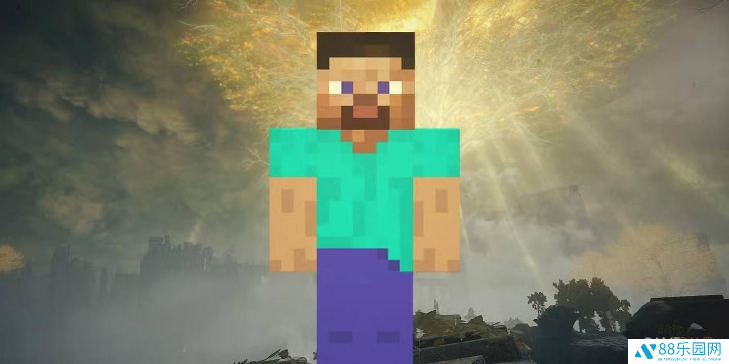 《我的世界》大神玩家！2000小时复刻《艾尔登法环》地图获赞