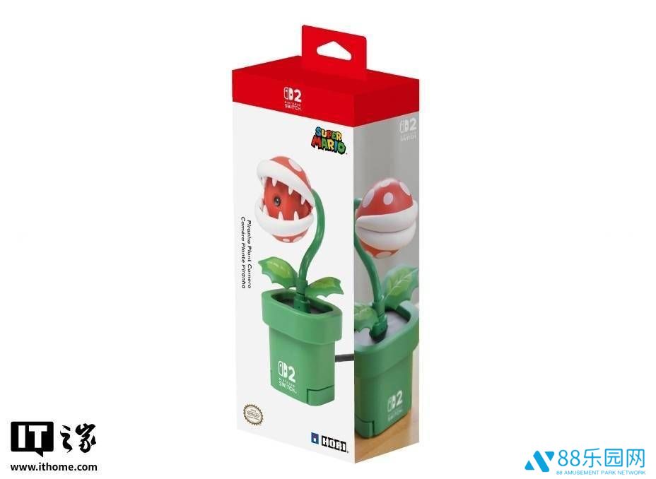 Hori推出Switch 2“吞食花”摄像头，造型独特还能防窥！