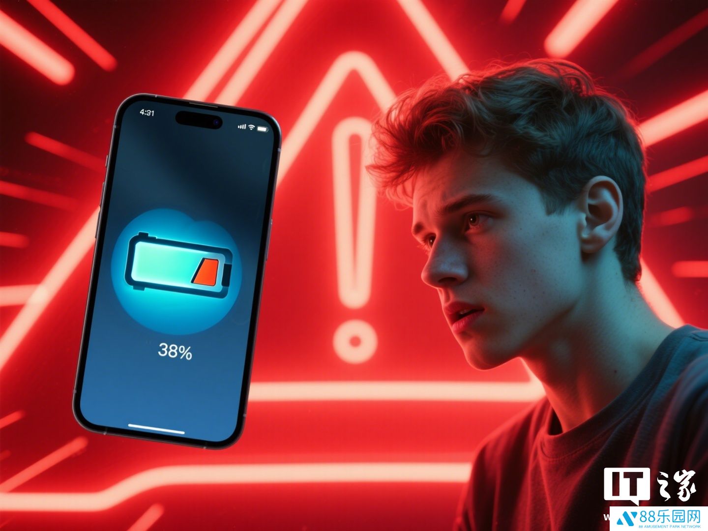 调查显示，美国用户在手机电量平均降至 38% 时会产生焦虑