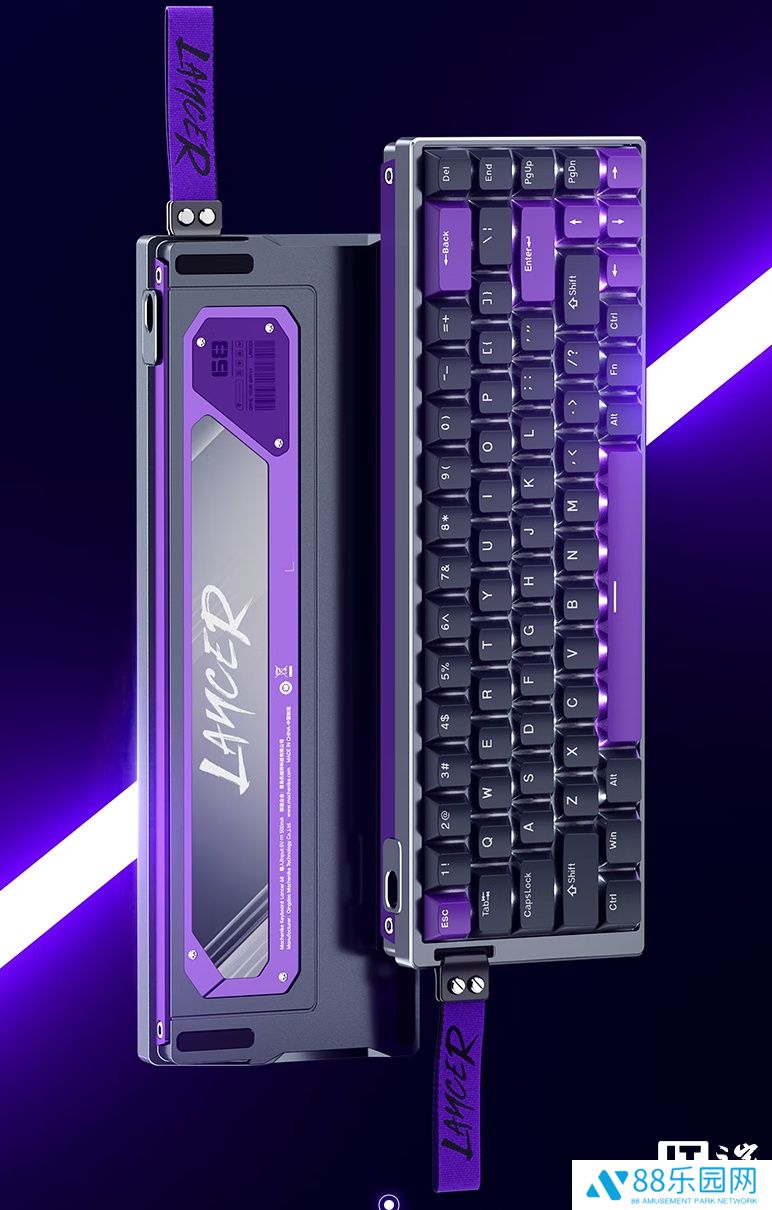 机械师 Lancer68 Pro 键盘开售：0.01mm 可调精度、8K 回报率，429 元起