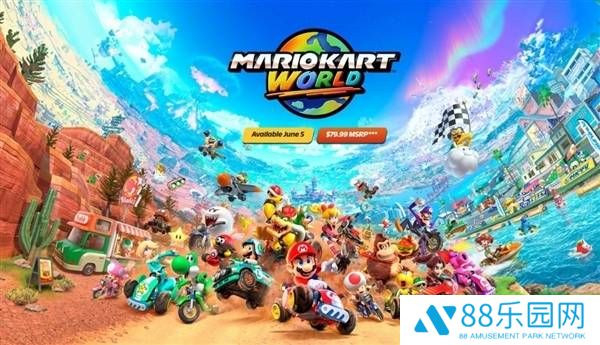 《马里奥赛车：世界》定价79.99美元，玩家不满，任天堂：物有所值！