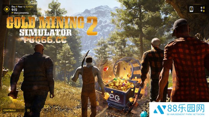 体验PG宝石矿工《金矿开采模拟器2》多人合作挑战！一起踏上淘金之旅