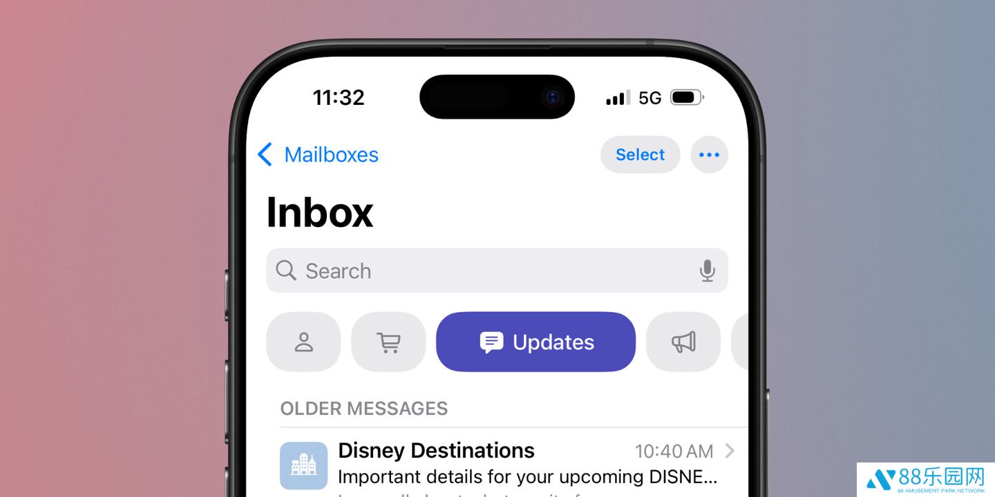 苹果 iOS 18.5 邮件 App 隐藏新特性：第五视图“全部邮件”上线