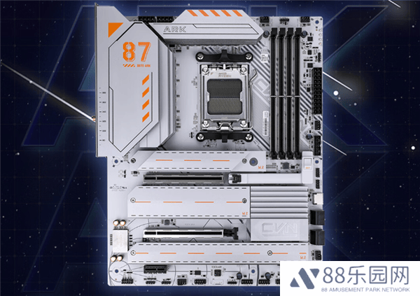 七彩虹CVN X870主板上市：纯白散热，支持锐龙9，显卡快拆仅需1999元！