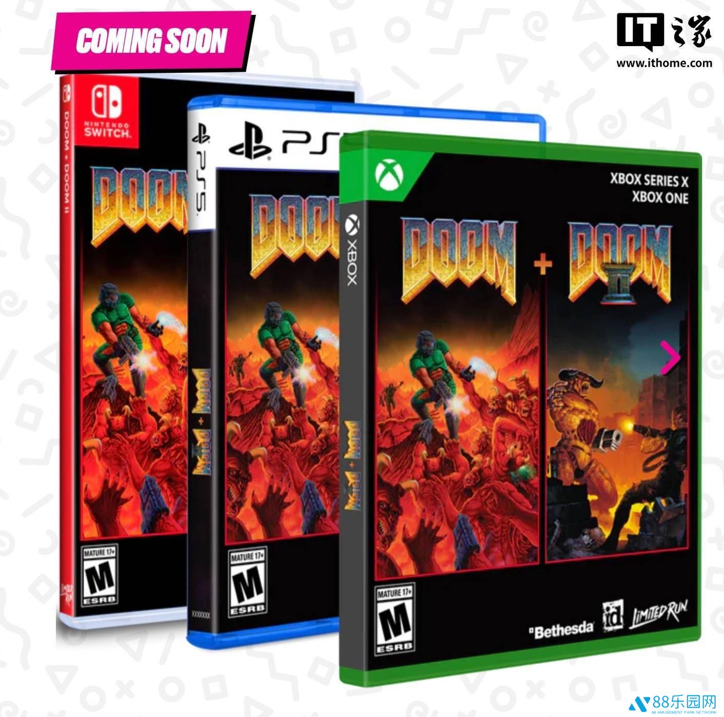 《毁灭战士》初代二代重制版来袭，PS5/Xbox/Switch玩家准备好了吗？