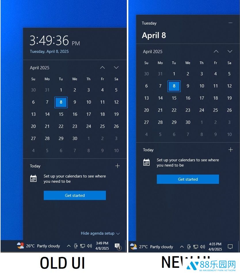 微软悄悄为 Win11 带回 Win10 被砍的任务栏日历“弹出窗口”时钟显示功能