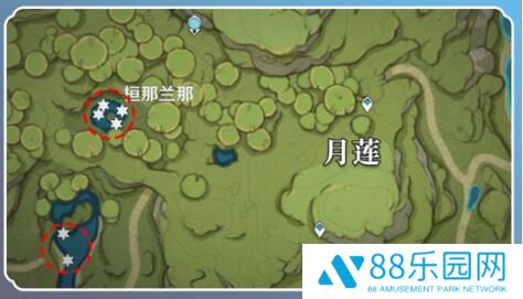 原神月莲采集路线汇总大全 原神月莲快速高效采集路线图