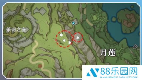 原神月莲采集路线汇总大全 原神月莲快速高效采集路线图