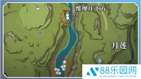 原神月莲采集路线汇总大全 原神月莲快速高效采集路线图