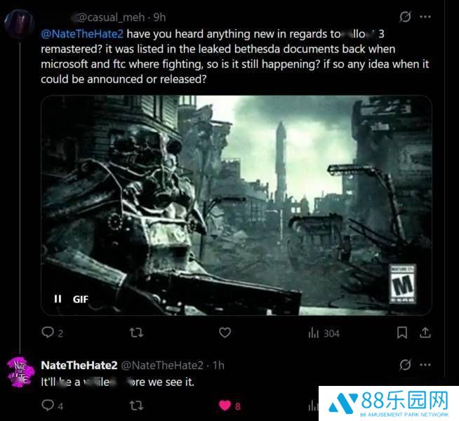 《辐射3》复刻版游戏发布无期，经典作品重制命运如何？