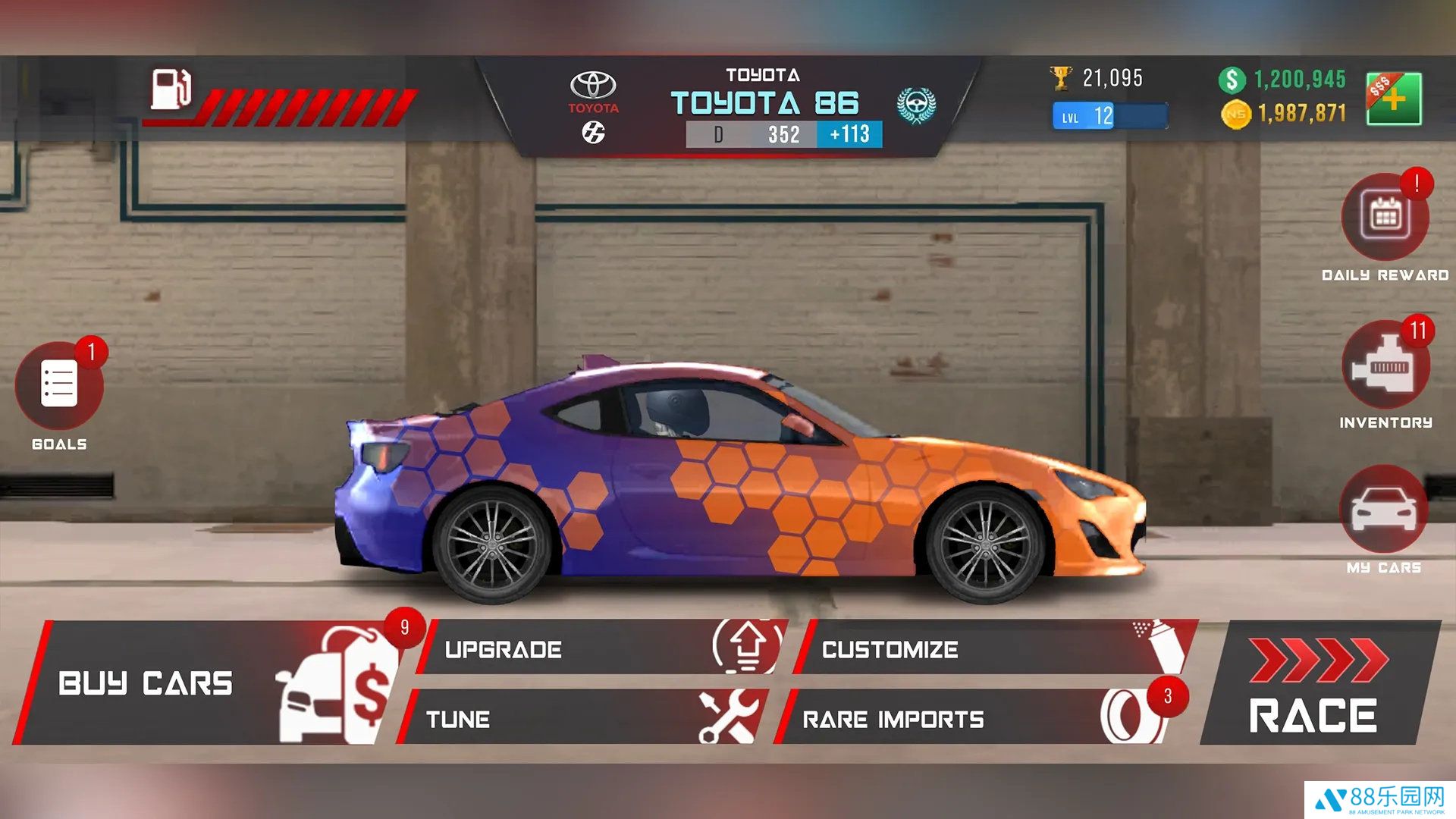 汽车加速赛赛车传奇(Nitro Speed: Drag Racing 2D)