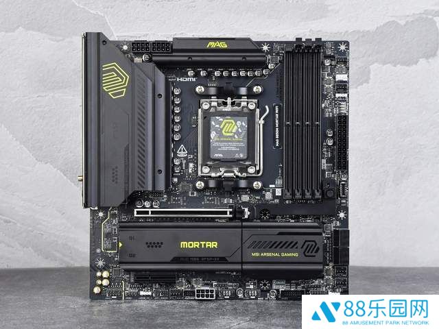 微星MAG B850M WIFI迫击炮主板评测：50系平台性价比新选择