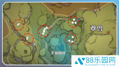 原神蕈兽孢子哪里多 原神蕈兽孢子采集位置