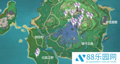 原神鸣草位置分布图2022 原神鸣草位置分布图一览最新