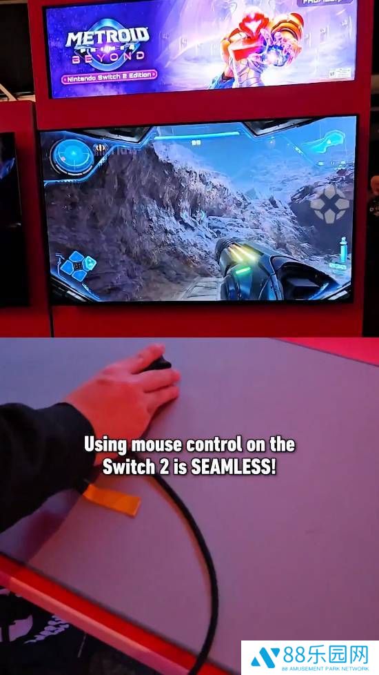 Switch 2新手柄鼠标模式：银河战士操控流畅度大揭秘！