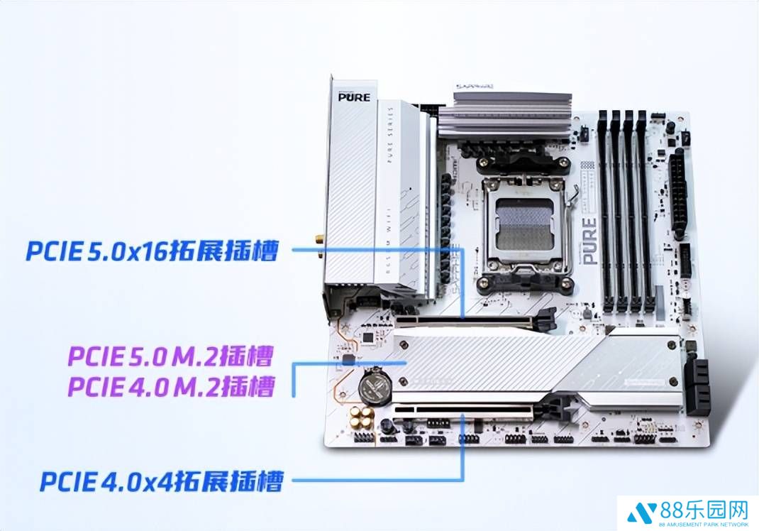 蓝宝石PURE极地B650M WIFI主板：颜值与性能并存，装机新宠来袭！