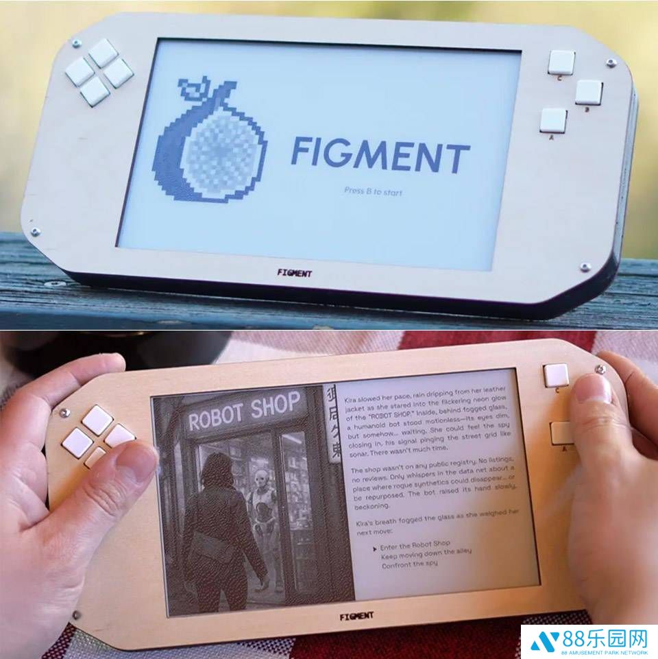 玩家自制墨水屏游戏机Figment：复古独立游戏新选择？