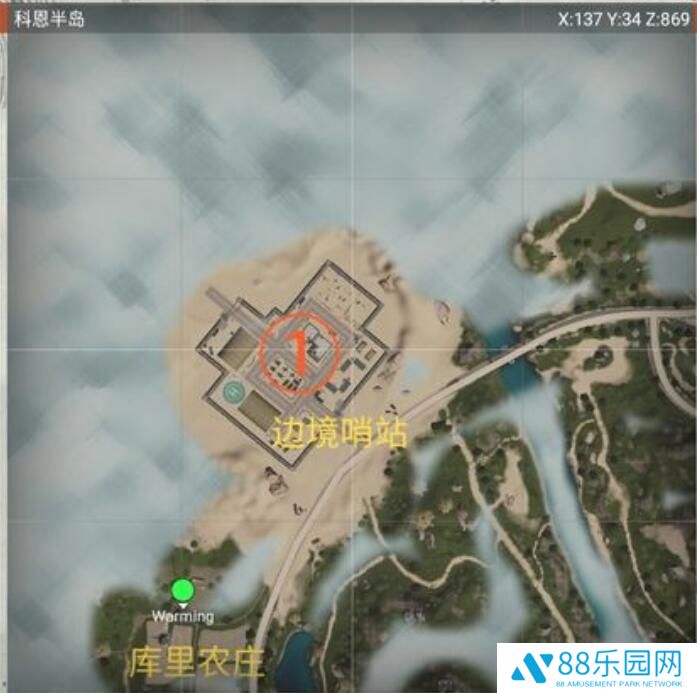 代号海文星地图标注详解 代号海文星任务npc位置