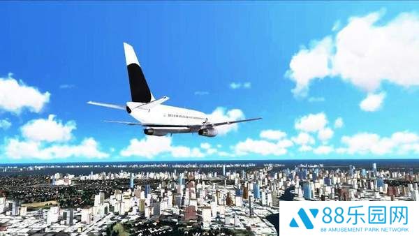 三维城市飞行探索天空